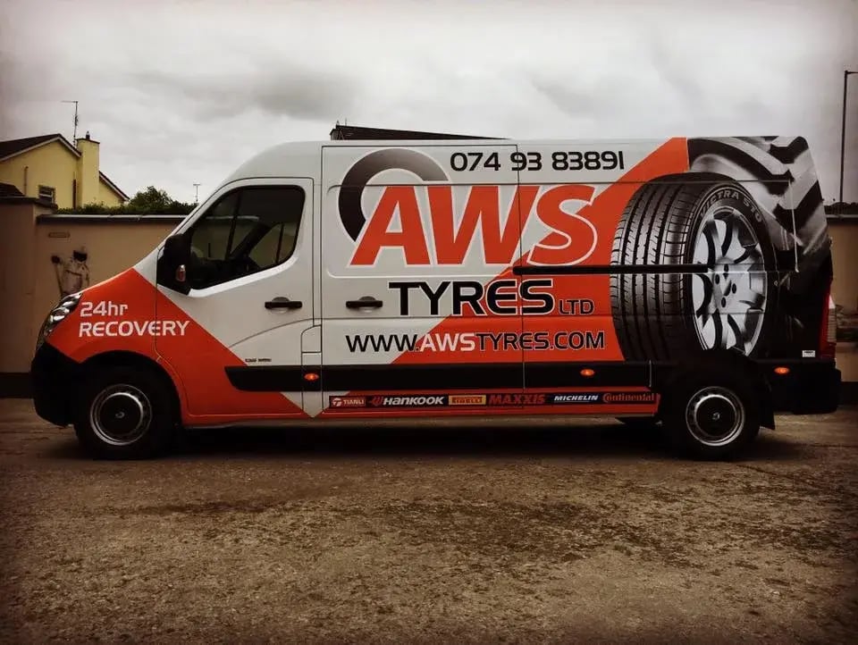 AWS Tyres Van
