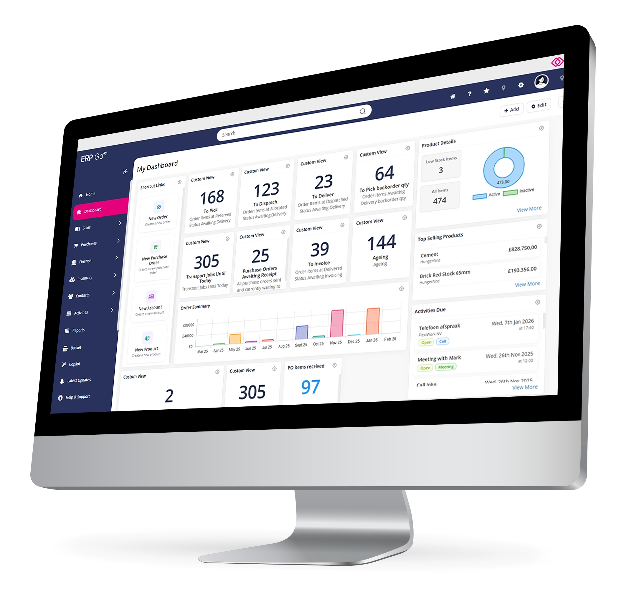 ERP Go Product Hero Image