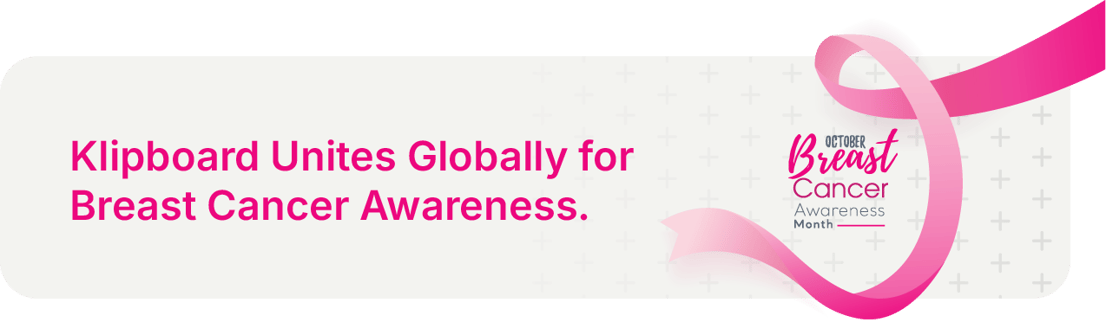 Klipboard Breast Cancer Awareness Month