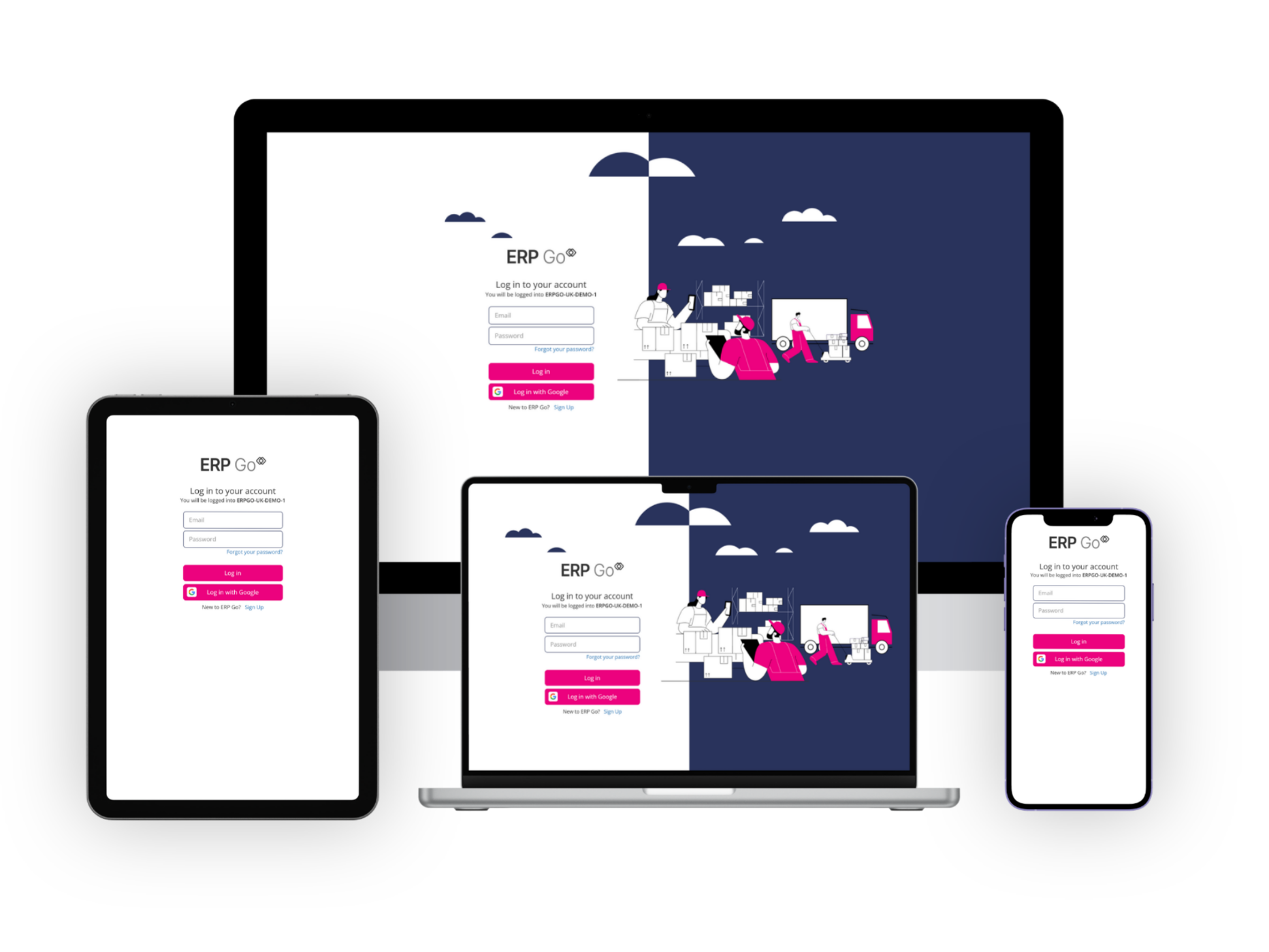 Login - All Devices - ERP Go Next Gen