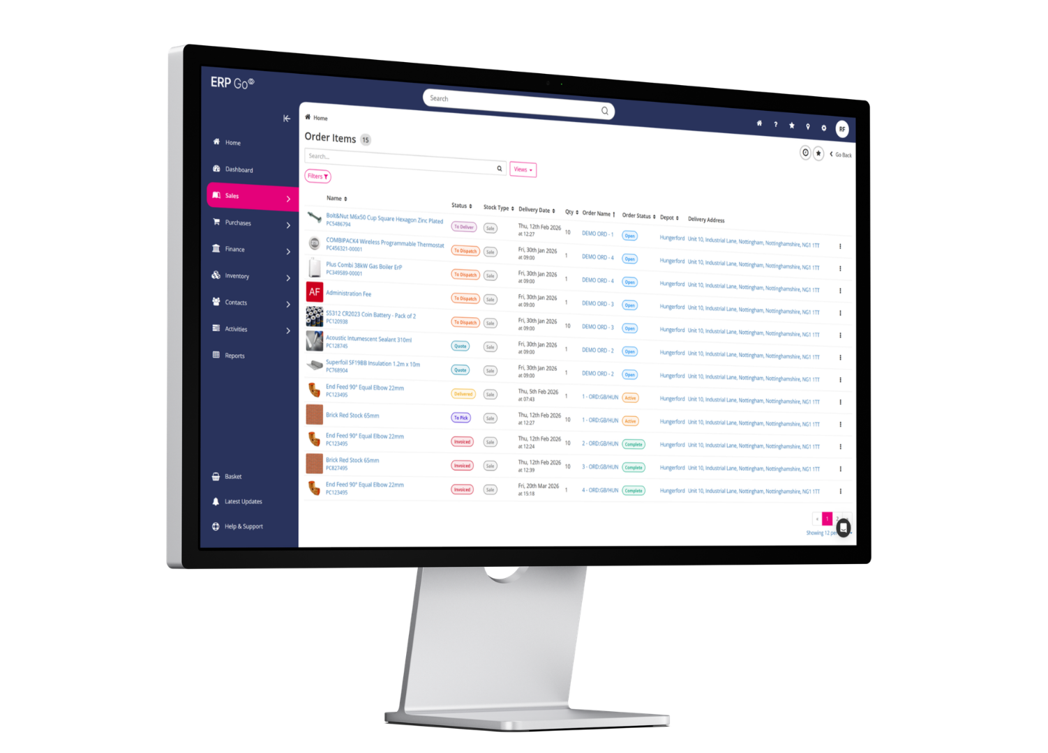 Sales - Desktop - ERP Go Next Gen