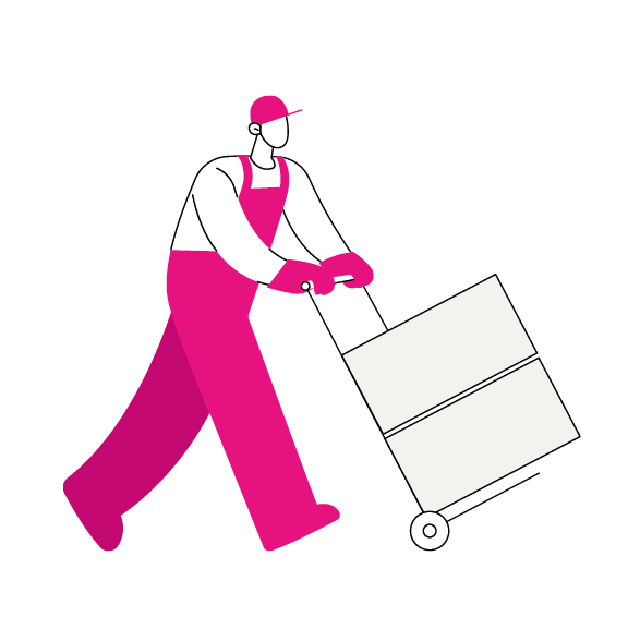 man trolley
