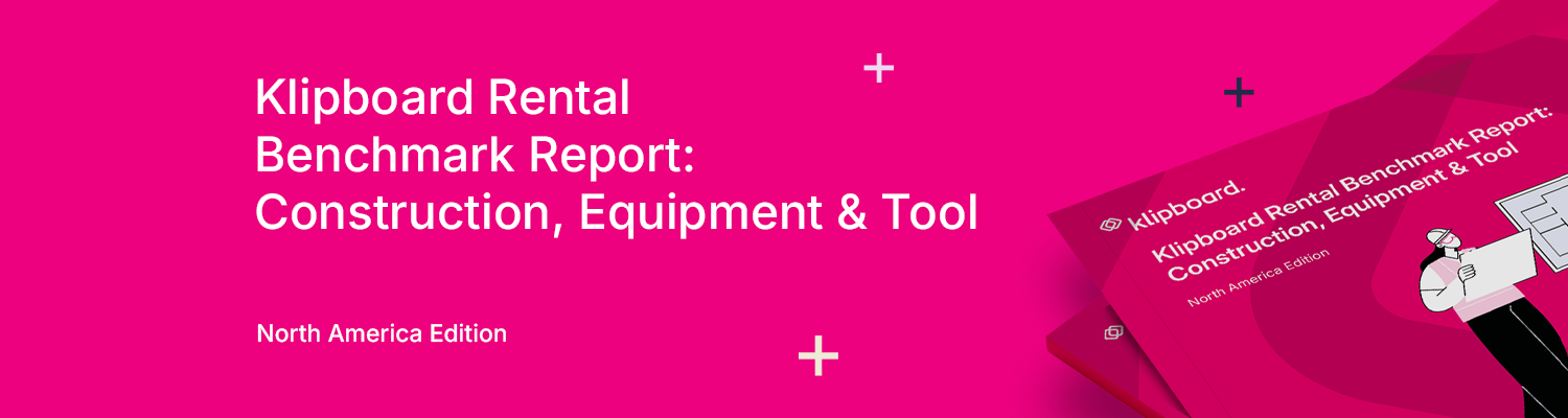 Klipboard Rental Benchmark Report - Construction, Equipment & Tool NA LP Banner 1500x400