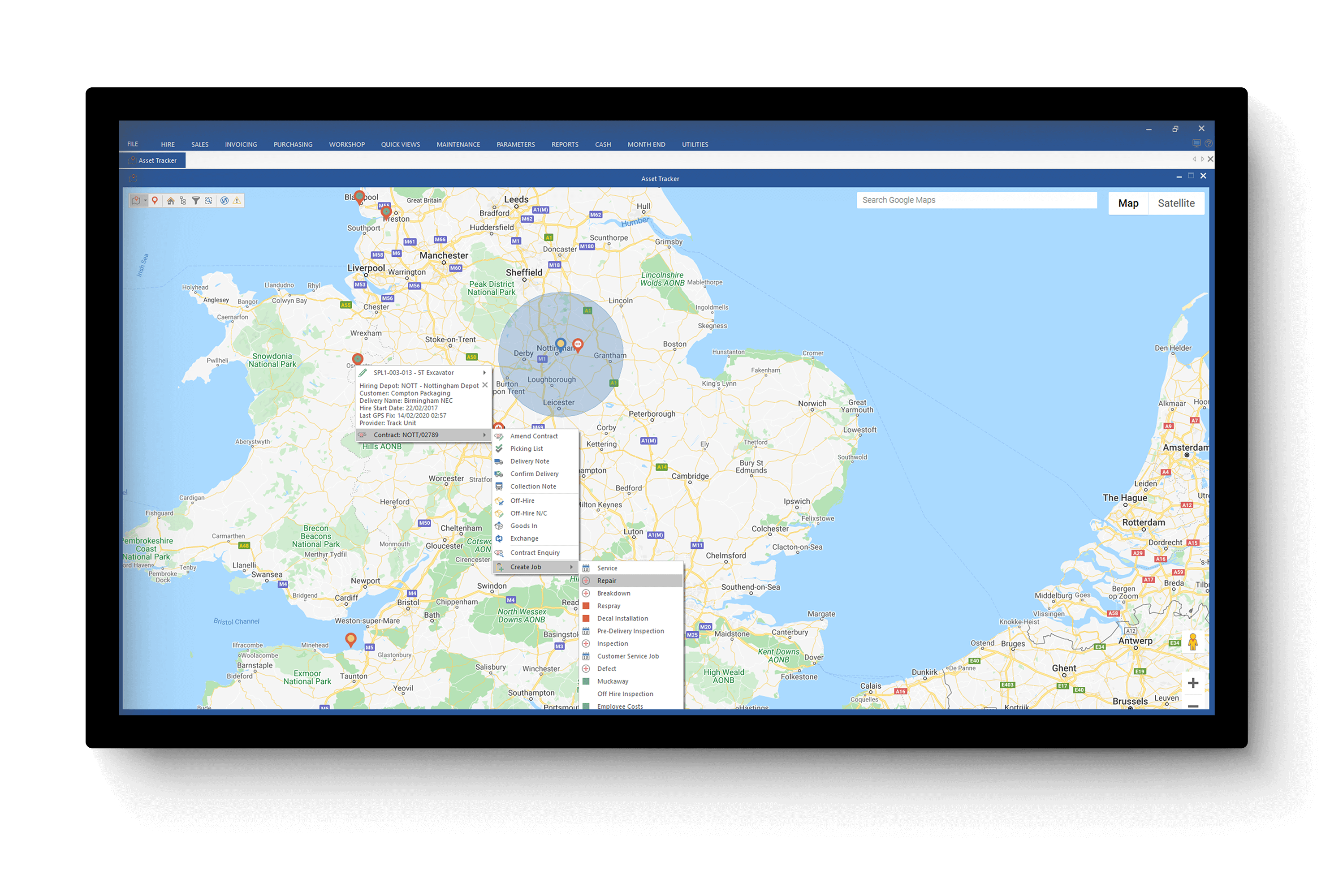 OnRent Office Live Tracking