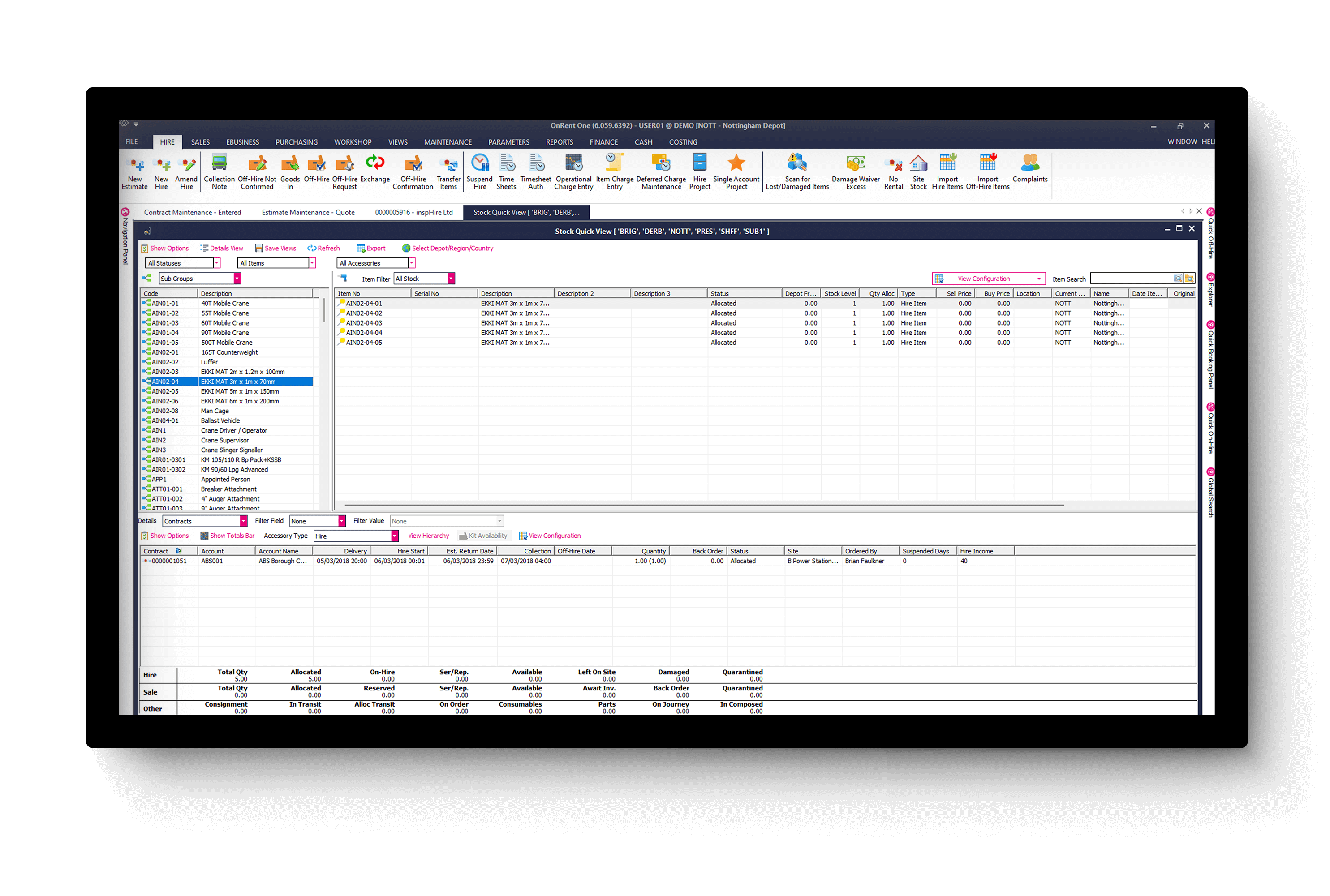 OnRent One Stock  view
